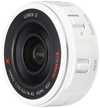 Load image into Gallery viewer, Panasonic Lumix Standard Zoom Lens Micro Four Thirds G X Vario PZ 14-42mm / F3.5-5.6 ASPH./Power O.I.S. White H-PS14042-W
