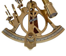 Load image into Gallery viewer, Brass Navigation Sextant Telescope Nautical Henry St. London Sailor Gifts Maritime Birthday Gift, Son, Father
