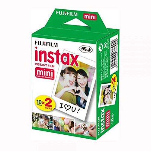 Fujifilm Mini Instant Camera Film, 20 Exposures (5 Boxes)