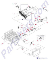 HP RU6-0771-000CN 25-Tooth Gear - for The Duplex Models only
