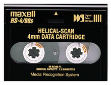 Load image into Gallery viewer, Maxell 2.0GB 91.5M HS-4/90S 4MM Data Cartridge for Helical Scan Drives (1-Pack)
