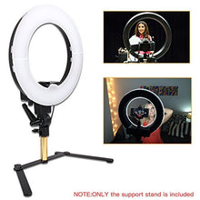 Load image into Gallery viewer, Ring Light Support Stand, ZOMEI Desk Stand for Makeup,Portrait,Selfie,YouTube Video,Live Webcast,Still Life Photography
