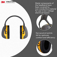 Load image into Gallery viewer, 3M Peltor X2A Over-the-Head Ear Muffs, Noise Protection, NRR 24 dB, Construction, Manufacturing, Maintenance, Automotive, Woodworking
