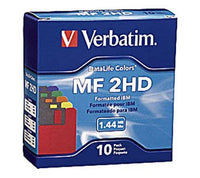 Verbatim Floppy Disks (10-Pack) - Multicolor