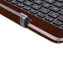 Load image into Gallery viewer, Skinomi Dark Wood Full Body Skin Compatible with Asus Transformer Book T100HA (Keyboard Only)(Full Coverage) TechSkin Anti-Bubble Film
