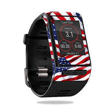Load image into Gallery viewer, MightySkins Skin Compatible with Garmin Vivoactive HR - Patriot | Protective, Durable, and Unique Vinyl Decal wrap Cover | Easy to Apply, Remove, and Change Styles | Made in The USA
