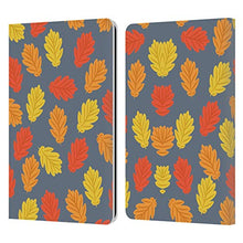 Load image into Gallery viewer, Head Case Designs Officially Licensed Haroulita Autumn Leaves Plants Leather Book Wallet Case Cover Compatible with Kindle Paperwhite 1 / 2 / 3
