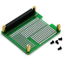 Load image into Gallery viewer, CZH-LABS Electronics-Salon 4X Prototype Breakout PCB Shield Board Kit for Raspberry Pi 3 2 B+ A+, Breadboard DIY.
