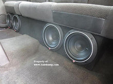 Load image into Gallery viewer, 2007-2013 Chevy Silverado/GMC Sierra Crew Cab Quad 8 Front Fire Subwoofer Box
