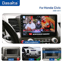 Load image into Gallery viewer, Dasaita Android 11 Car Stereo for Honda Civic 2006 2007 2008 2009 2010 2011 Radio with 10.2&quot; Screen &amp; GPS Navigation &amp; 2GB Ram 32GB ROM Head Unit (Honda Civic 2006 to 2011)
