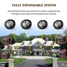 Load image into Gallery viewer, eMACROS 1/2 Mile Long Range Solar Wireless Driveway Alarm Outdoor Weather Resistant Motion Sensor &amp; Detector-Security Alert System-Monitor &amp; Protect Outside Property
