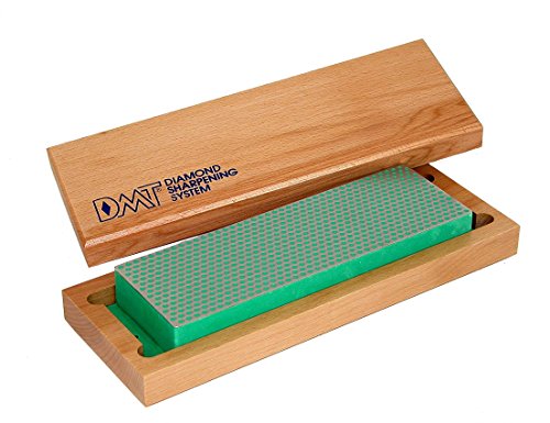 DMT W8E 8-Inch Diamond Whetstone Sharpener, Extra-Fine with Hardwood Box