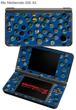 Load image into Gallery viewer, Nintendo DSi XL Skin - Punched Holes Midnight Blue
