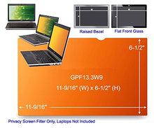 Load image into Gallery viewer, 3M GPF13.3W9 Gold Frameless Privacy Filter for 13.3&quot; Widescreen Laptop (16:9) (161380)
