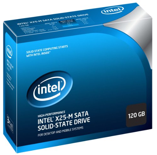 Intel X25-M 120 GB Solid State Drive with Internal SATA and Power Cables MLC Flash Technology, 2.5-Inch Form Factor