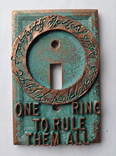 Load image into Gallery viewer, Lord of The Rings -Light Switch Cover - (Copper/Patina)
