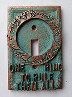 Lord of The Rings -Light Switch Cover - (Copper/Patina)