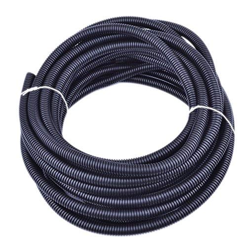 30 ft Dog Cat Cord Protector Cable Protect Electric Wires Covers Long Split Wire Loom Tubing Prevent Chewing for Dog Cat Puppy Pet Rabbit (Ordinary Cord)