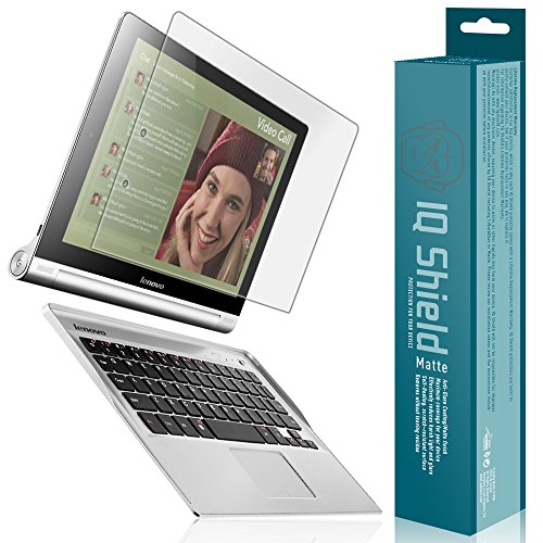 IQ Shield Matte Screen Protector Compatible with Lenovo Yoga Tablet 10 HD+ Anti-Glare Anti-Bubble Film