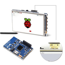 Load image into Gallery viewer, Asixx Raspberry Pi LCD Display, 1080P IPS 60fps 3.5 inch HDMI LCD Screen Display for Raspberry Pi + Black Acrylic Case Support Computer WIN7/WIN10
