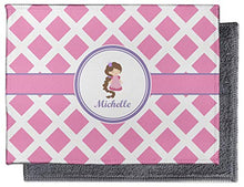 Load image into Gallery viewer, YouCustomizeIt Diamond Print w/Princess Microfiber Screen Cleaner (Personalized)
