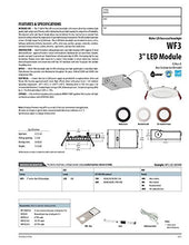 Load image into Gallery viewer, Lithonia Lighting WF3 LED 27K MW M6 8W Ultra Thin 3 Inch Round Dimmable Recessed Ceiling Light 2700K, Warm White
