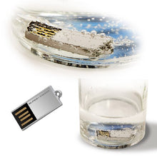 Load image into Gallery viewer, Super Talent Pico-C 8 GB USB 2.0 Flash Drive STU8GPCS (Silver)

