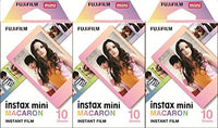 Fujifilm Instax Mini Macaron Instant Film Bundle (10 Exposures, 3-Pack) (3 Items)