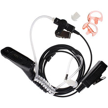 Load image into Gallery viewer, 3&#39; 2 Wire Earpiece Headset Coil Earbud Audio Surveillance Kit Compatible For Motorola Xpr 6000 Xpr65
