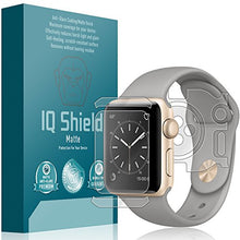 Load image into Gallery viewer, IQ Shield Matte Full Body Skin Compatible with Apple Watch Series 2 (38mm) + Anti-Glare (Full Coverage) Screen Protector and Anti-Bubble Film
