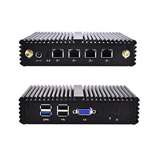 Load image into Gallery viewer, Qotom-Q190G4N-S07 Intel Fanless No Noise Mini PC Support Win 10 Gigabit Ethernet (2GB RAM + 256GB SSD + WiFi)
