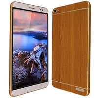 Skinomi Light Wood Full Body Skin Compatible with Huawei Mediapad X2 (Full Coverage) TechSkin with Anti-Bubble Clear Film Screen Protector