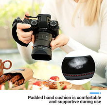 Load image into Gallery viewer, Widen DSLR Camera Wrist Hand Strap Grip with Quick Release Tripod Plate for Canon EOS R8 R50 R6 Mark II R10 R7 R3 R5C R6 R RP 90D 80D 4000D Rebel T7 T8i T7i T6i 5D Mark IV III 7D 6D Mark II Sony A7R V
