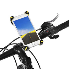 Load image into Gallery viewer, Bike Phone Holder, Motorcycle Bike Bicycle Handlebar for 3.5-6.5inch Cell Phone GPS Mount Holder(Yellow)
