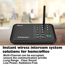 Load image into Gallery viewer, Intercoms Wireless for Home, 5280 Feet Long Range Wireless Intercom System for House, 10 Channels Intercoms System for Business, Room to Room Intercom System with Monitor for Elderly
