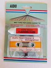 Load image into Gallery viewer, Audio Cassette Tape Head Cleaner &amp; Demagnetizer, WetType for Home, Car
