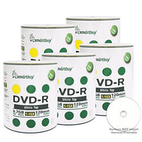 Smartbuy 500-disc 4.7gb/120min 16x DVD-R White Top Blank Data Recordable Media Disc
