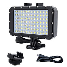 Load image into Gallery viewer, Suptig Underwater Lights Dive Light 84 LED High Power Dimmable Waterproof LED Video Light Waterproof 164ft(50m) for Gopro Canon Nikon Pentax Panasonic Sony Samsung SLR Cameras
