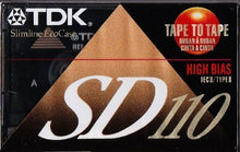 Load image into Gallery viewer, TDK SD110 Blank Cassette Tape
