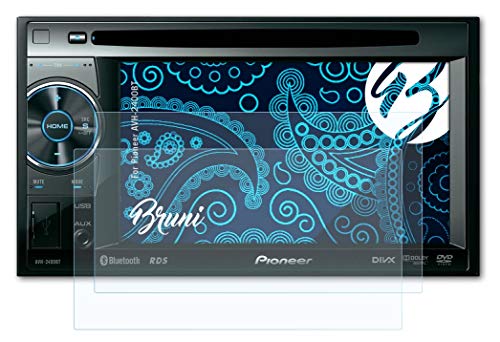 Bruni Screen Protector Compatible with Pioneer AVH-2400BT Protector Film, Crystal Clear Protective Film (2X)