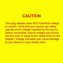 Load image into Gallery viewer, SF Cable, 3 Prong Plug Adapter, USA NEMA 5-15R to IEC 60320-C14
