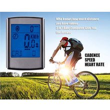 Load image into Gallery viewer, BEST OF BEST Bike Speedometer Cycle Computer, 3 in 1 Functional(Heart Rate Monitor Strap, Cadence Sensor &amp; Speed Sensor)
