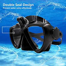 Load image into Gallery viewer, PATALACHI Action Cameras&#39; Snorkeling Set Silicone Diving Glass Dry Top Scuba Mask, Impact Resistant Tempered Glass Panoramic Freediving Mask with Silicone Mouth Piece for GoPro,SJCAM,Eken,AKASO,Campak
