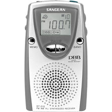 Load image into Gallery viewer, Sangean DT-210 FM-Stereo/AM PLL Synthesized Tuning Pocket Radio

