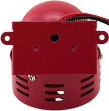 Load image into Gallery viewer, Vixen Horns Loud Electric Motor Driven Horn/Alarm/Siren (Air Raid) Small/Compact Red 12V VXS-9050C
