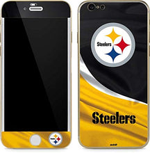 Load image into Gallery viewer, Skinit Decal Phone Skin Compatible with iPhone 6/6s - Officially Licensed NFL Pittsburgh Steelers Design
