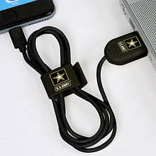 Load image into Gallery viewer, U.S. Army Micro USB Cable with QuikClip - Black
