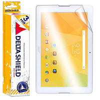DeltaShield Screen Protector for Acer Iconia One 10 (B3-A20)(2-Pack) BodyArmor Anti-Bubble Military-Grade Clear TPU Film