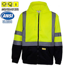 Load image into Gallery viewer, New York Hi Viz Workwear H9012 Men&#39;s Ansi Class 3 High, Lime, Size 2.0
