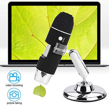 Load image into Gallery viewer, USB Digital Microscope, USB 2.0 Digital Microscope HD Electronic WiFi Wireless Microscope 1000x Magnification Microscope, 3 in 1 Micro Interface Wireless Digital Microscope

